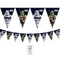 Flaggrekke Star Wars Galaxy i papir, 9 flagg