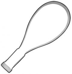 Utstikker Tennis/Padel Racket 12 cm