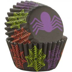 Muffinsform MINI Halloween Spider, 100 stk