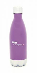 Drikkeflaske thermo Purple FREE Pure Norway