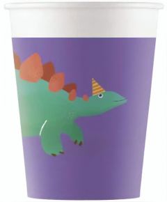 Drikkekrus i Papp, Dinosaur Roar 8 stk