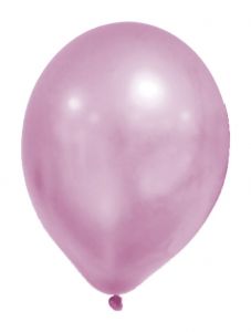 Ballonger Metallic Rosa Pastel 8 stk