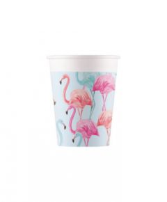 Drikkekrus i Papp, Flamingo Compostable 8 stk