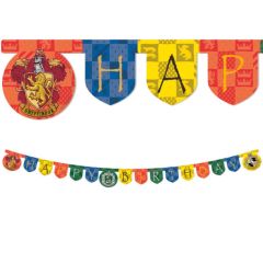 Banner i papp Harry Potter "Happy Birthday"  2 m