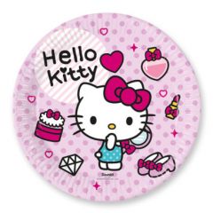 Papptallerken Hello Kitty Fashion Stylish 23 cm, 8