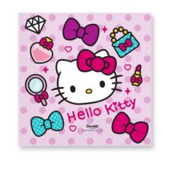Papirservietter Hello Kitty Fashion Stylish 20 stk