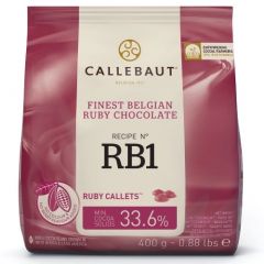 Sjokolade Callebaut Ruby 400G