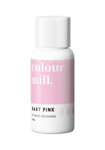 Colour Mill Oljebasert Matfarge 20ml Baby Pink