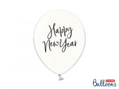 Ballonger Happy New Year 30cm, 6 pk
