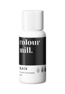 Colour Mill Oljebasert Matfarge 20ml Black