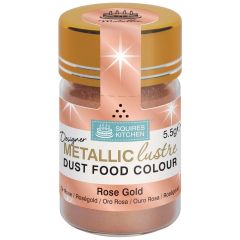 Designer Dust Rose Gold Metallic Food Colour, 5,5g