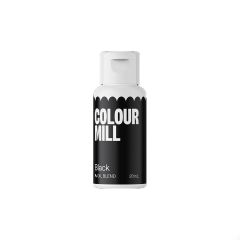 Colour Mill Oljebasert Matfarge 20ml Black
