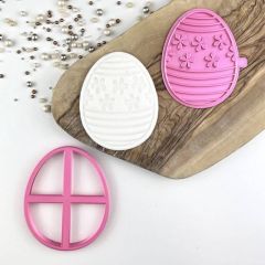 Easter Egg Style 2 Cookie Cutter and Stamp
