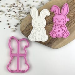 Easter Rabbit Cookie Cutter and Stamp