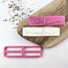Eid in Verity Font Ramadan Cookie Cutter and Stamp