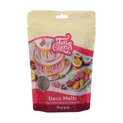 Candy Deco melts Lilla, 250 g Funcakes