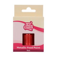 Maling spiselig Metallic Red 30 ml