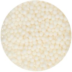 Kakestrø Soft perler Hvite 60g