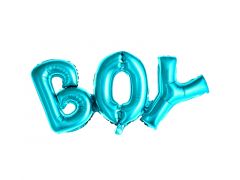 Ballong BOY Blå Folie 67x29 cm