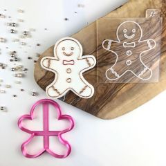 Gingerbread Man Cookie Cutter and Embosser