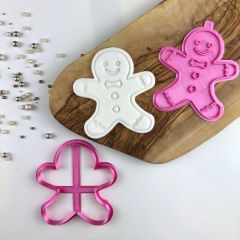 Gingerbread Man Christmas Cookie Cutter and Stamp