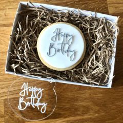 Happy Birthday Cookie Embosser