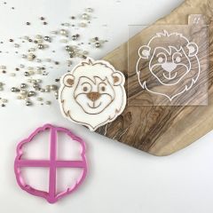 Lion Jungle Cookie Cutter and Embosser