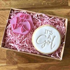 It's a Girl Cookie Stamp