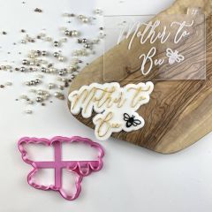Mother to Bee Baby Shower Cookie Cutter and Embosser