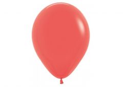 Ballonger CoralRød Fashion 30cm, 100 PK
