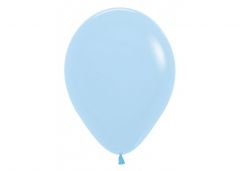 Ballonger Blå Pastel Matt 30cm, 12 PK
