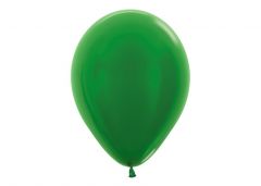 Ballonger Grønn Metallic 30cm, 100 PK