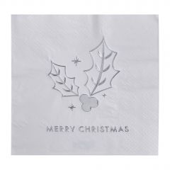 Servietter Jul Kristorn 12,5 cm, 16 stk