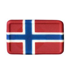Sjokoladepynt Norsk Flagg, 12stk