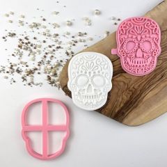 Skull Halloween Cookie Cutter and Stamp