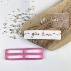 You & Me Valentine's Cookie Cutter and Embosser